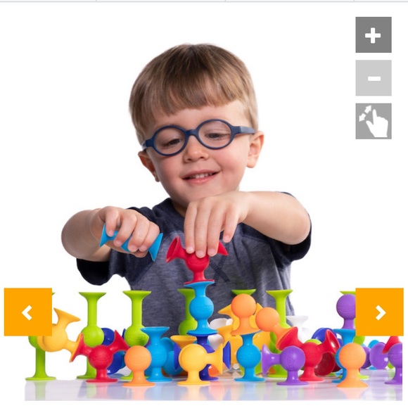 Vibrant Suction Cup Building Blocks Set - Picture 2 of 3